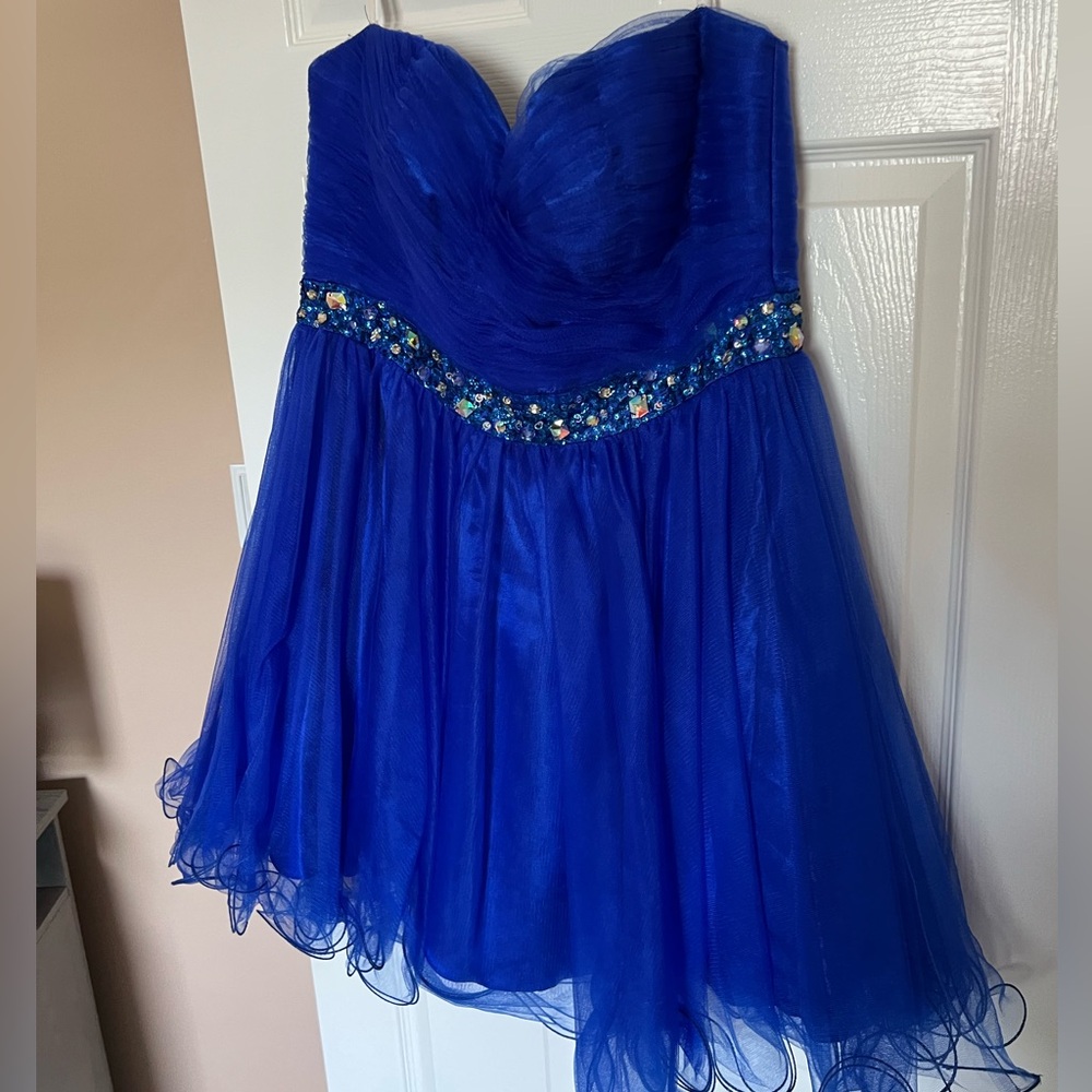 Dancing Queen Blue Cocktail Dress